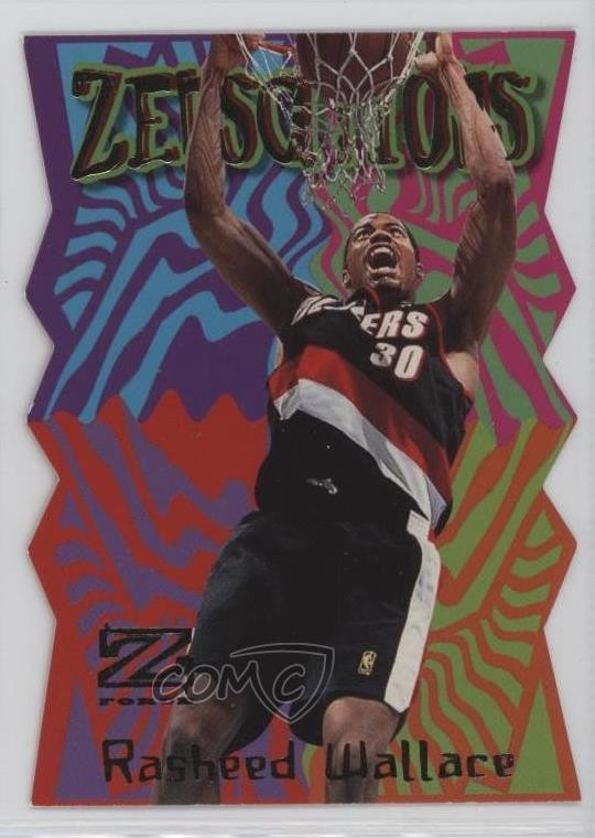 1997-98 Skybox Z-Force Zensations Rasheed Wallace #24ZN 1e2l
