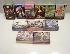 11 Mini Masterpiece Mini Jigsaw Puzzles 50 Piece Various Artists Van Gogh,Munch