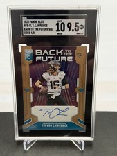2023 Panini Elite Trevor Lawrence Back To The Future Signatures Gold 4/5 9.5/10