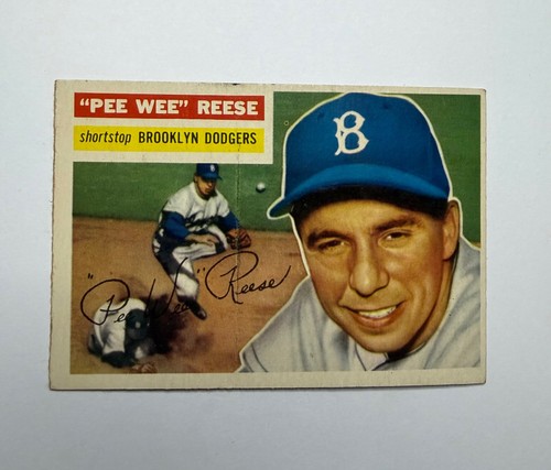 Pee Wee Reese 1956 Yellow Basepath PM15 Pins card
