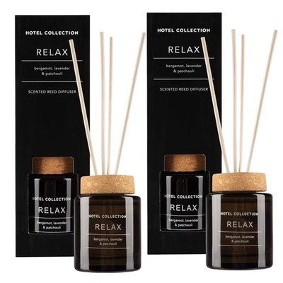Hotel Collection Reed Diffuser Relax 100ml x 2 Bergamotte Lavendel Patchouli