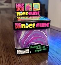 Nee Doh Nice Cube Swirl Toy Pink Purple