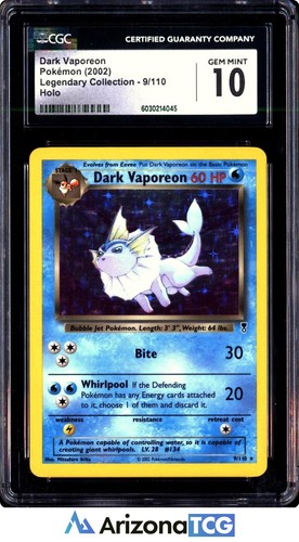 Dark Vaporeon graded CGC 10 for sale on eBay