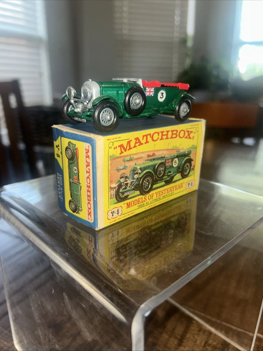 MATCHBOX YESTERYEAR - BENTLEY 4,5 LITRE 1929 LE MANS - LESNEY ENGLAND