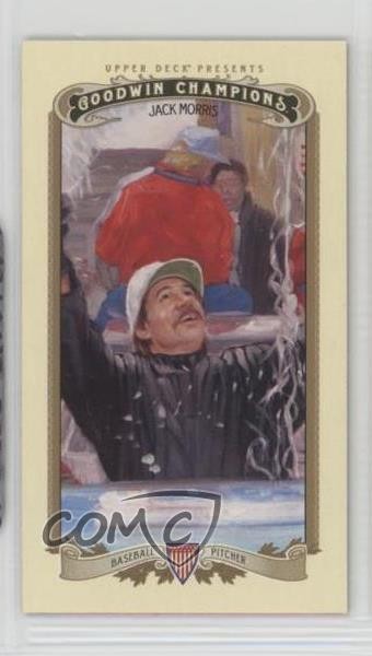 2012 Upper Deck Goodwin Champions Minis Jack Morris #75 HOF 0e3