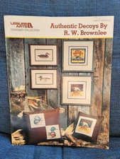Leisure Arts Leaflet #904 Authentic Decoys R.W. Brownlee Ducks 1981 