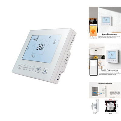 WLAN Thermostat Fußbodenheizung Elektrisch 16A Alexa Google Assistant