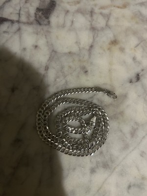 Kuba in Gliederkette Sterlingsilber 9,25 22 cm