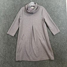 Tyler Böe Dress Women's Medium Purple Geometric Cowl Neck Sweater Pockets