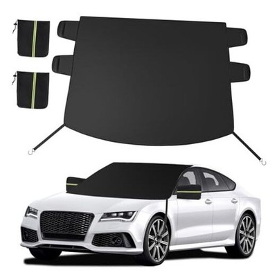 Windshield Cover for Ice and Snow, Heavy Duty Oxford Fabric, Secure Fit M