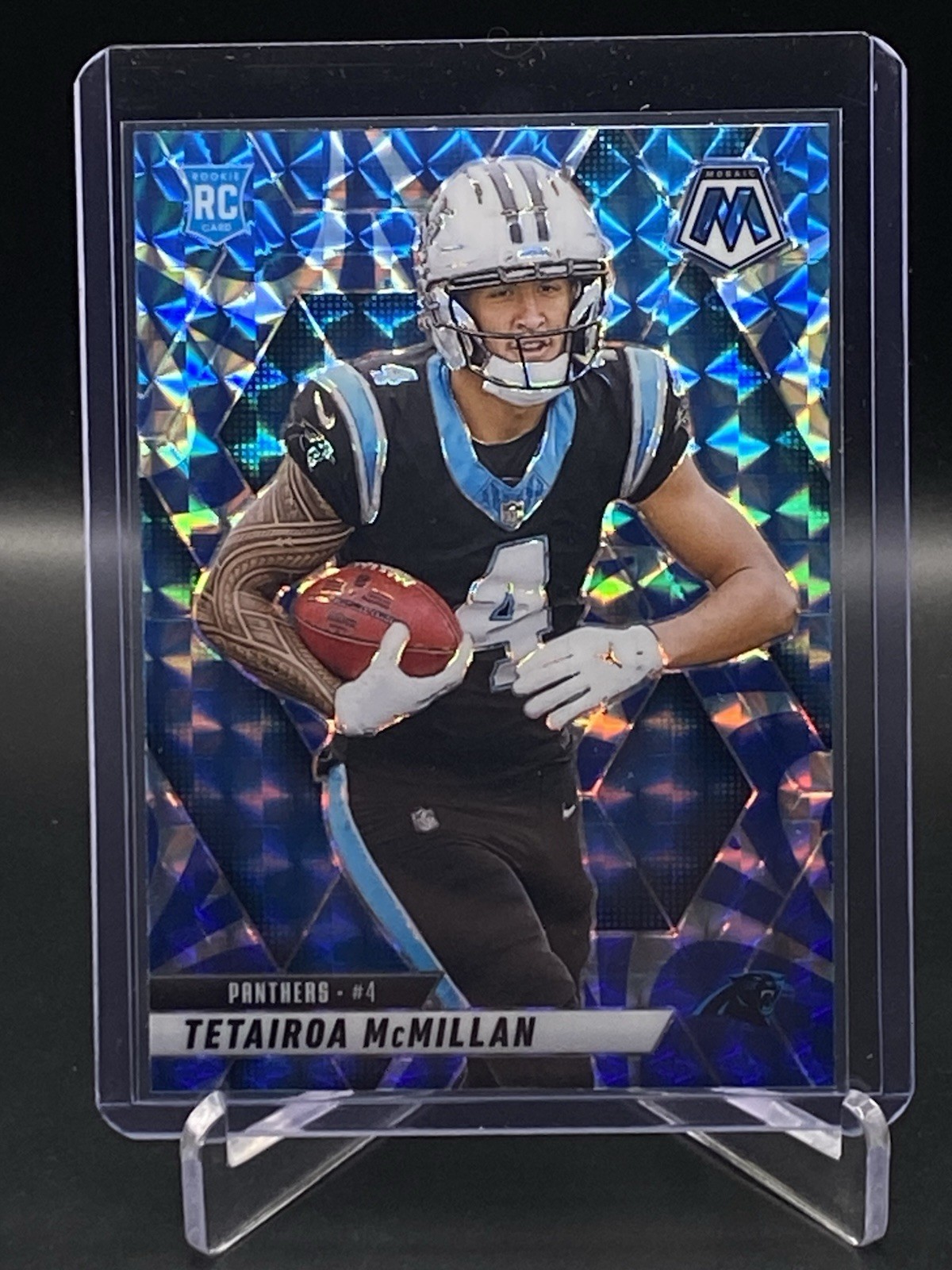 2025 Mosaic Football Tetairoa McMillan #309 RC Carolina Panthers