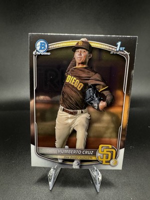 2025 Bowman Chrome - 1st Bowman Humberto Cruz #BCP-96 Padres | eBay