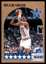 Reggie Miller 1990-91 Hoops Pacers NBA READ FREE SHIPPING AutographDen