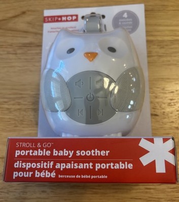Skip Hop Stroll & Go Portable Baby Soother Owl Music Car Seat Toy Sound NIB