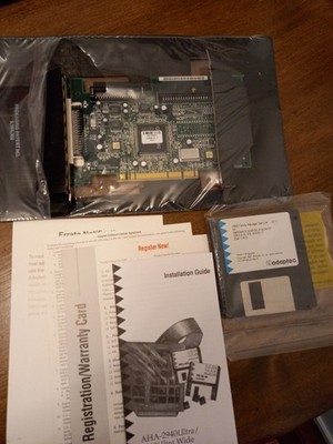 Vintage Adaptec AHA-2940UW ultra wide SCSI controller PCI ISAE59