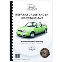 VW Golf 3 Cabrio 1E Mono-Motronic Einspritz- ZüNdanlage 1,4L Reparaturhandbuch