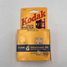 Kodak Type G Ektachrome 160 Color Movie Film 50 Exp 04/85, NOS Sealed Super8