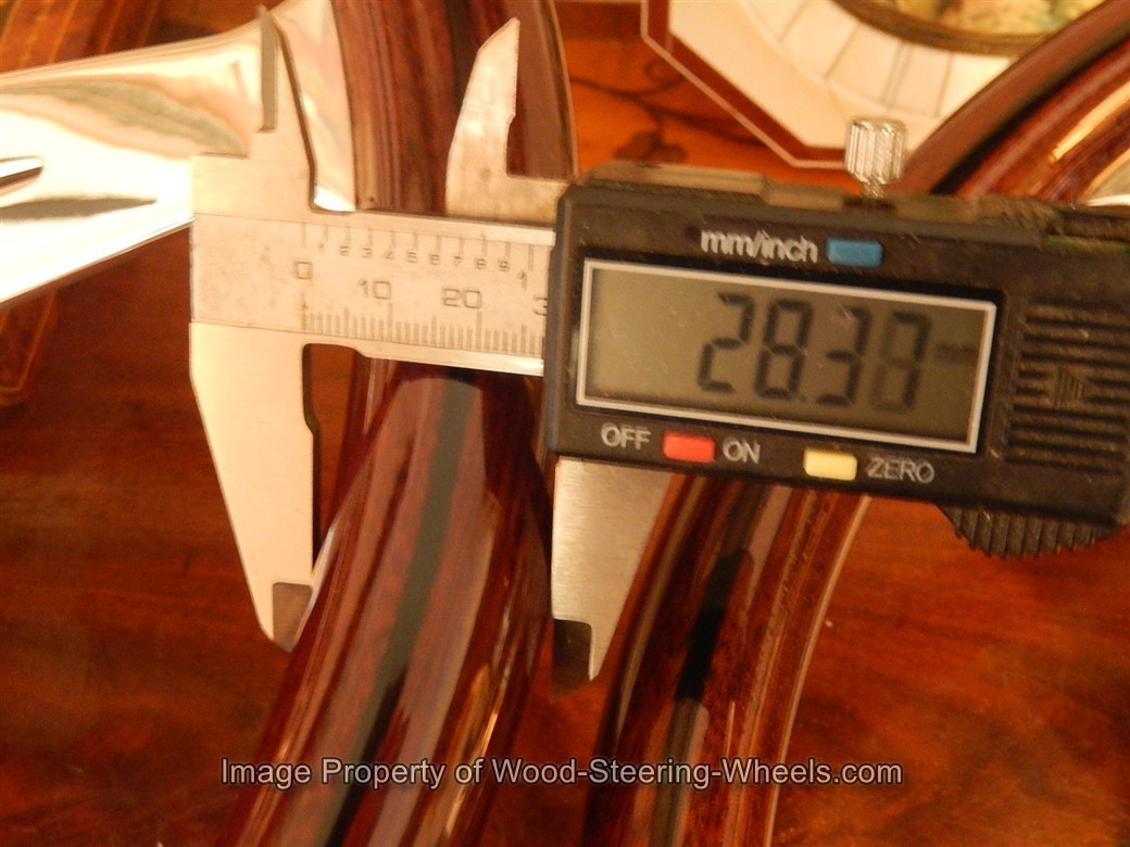 Rolls Royce Silver Shadow II Wood Steering Wheel THICKER RIM  NARDI ITALIA   NEW
