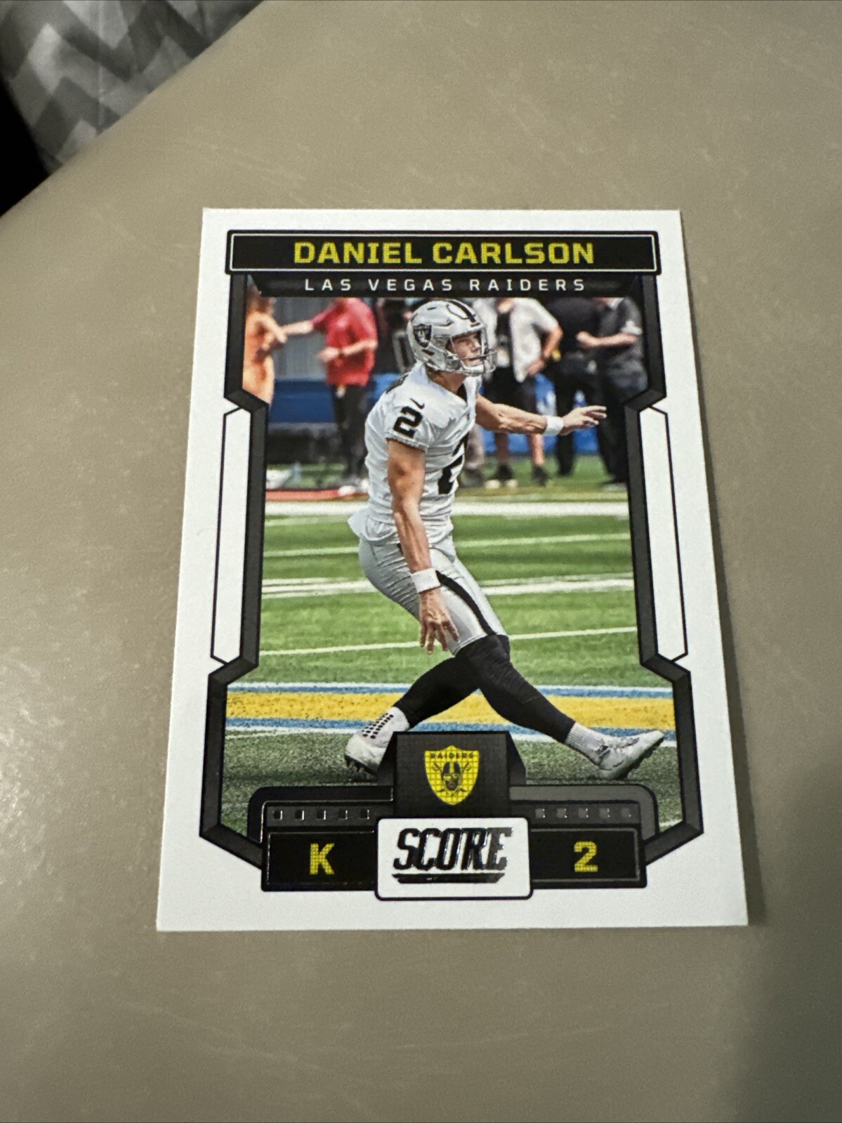 2023 Score Base #138 Daniel Carlson - Las Vegas Raiders