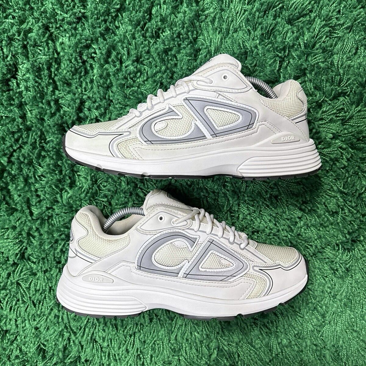 日本未入荷カラー Dior【B30 】スニーカースエード ホワイト Size 10 - Dior B30 White Grey Reflective - Clean 3SN279ZND
