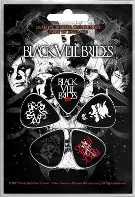 Black Veil Brides Skull-Plektrum Pack