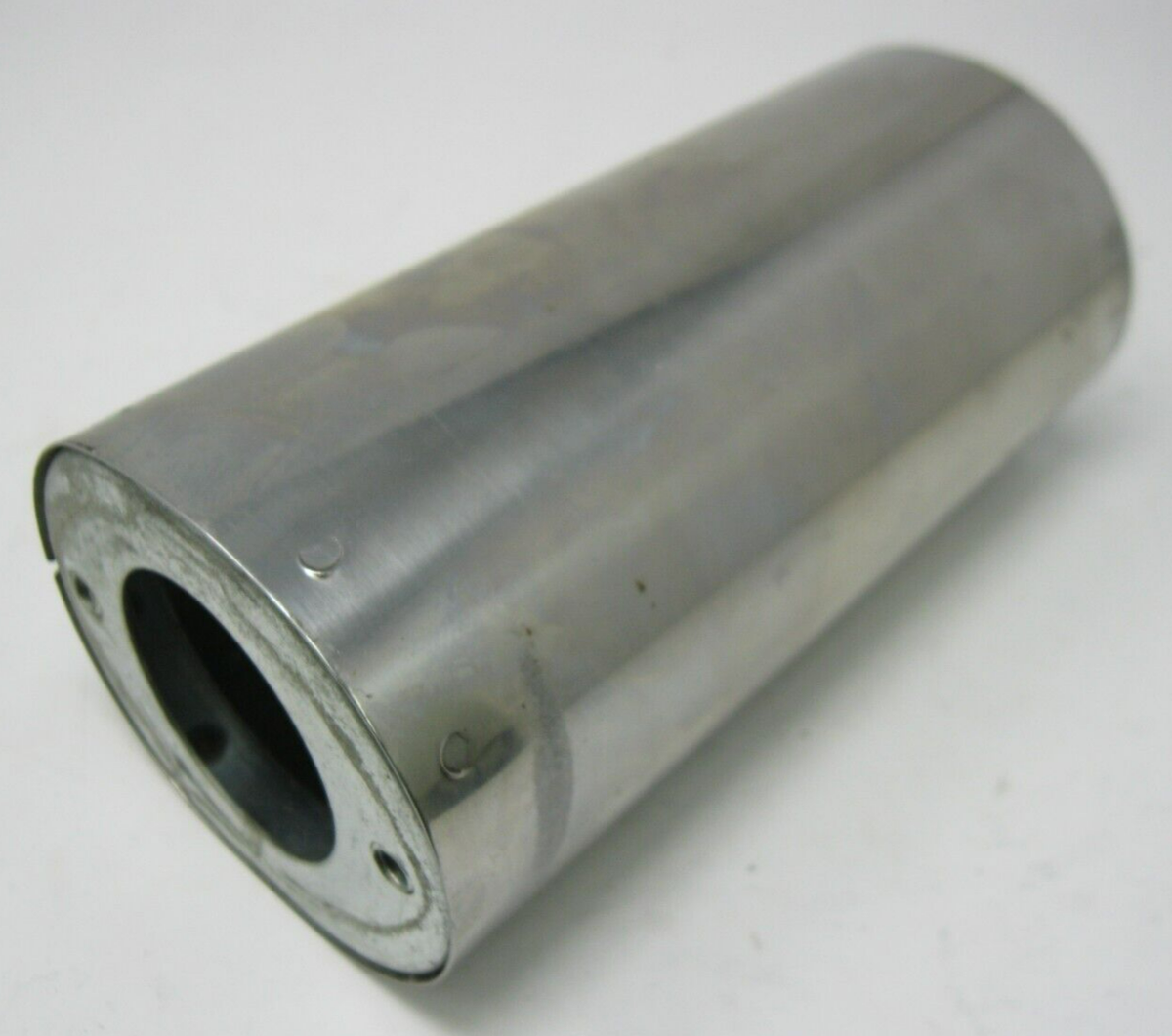 メル97586① Harley-Davidson OEM Stainless Fork Tube Cover Weird Stain (Single