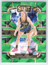 Jacy Sheldon - 2024 Select WNBA - Green Ice Concourse SSP - Rookie - Wings