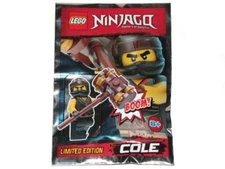 LEGO Ninjago Cole Foil Pack Minifigure (891839) Brand New Sealed Limited Edition