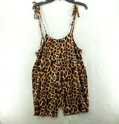 Brown-Cheetah Romper Brown-Cheetah Romper