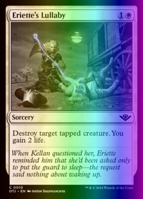 MTG Eriette's Lullaby (10/441) Outlaws of Thunder Junction LP FOIL