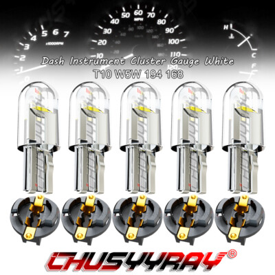 White LED Bulb Kit – Dash Cluster Lights For 1996-2004 Chevy Express 1500/2500 (Dimmable)