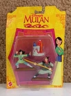 Disney Mulan 3 x PVC 2.75" Figurine Set MULAN, LI SHANG, MUSHU Mattel 1998 NEW