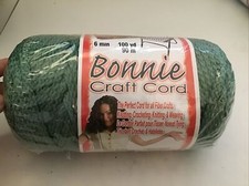 Bonnie Macrame Craft Cord 6mmX100yd Sage
