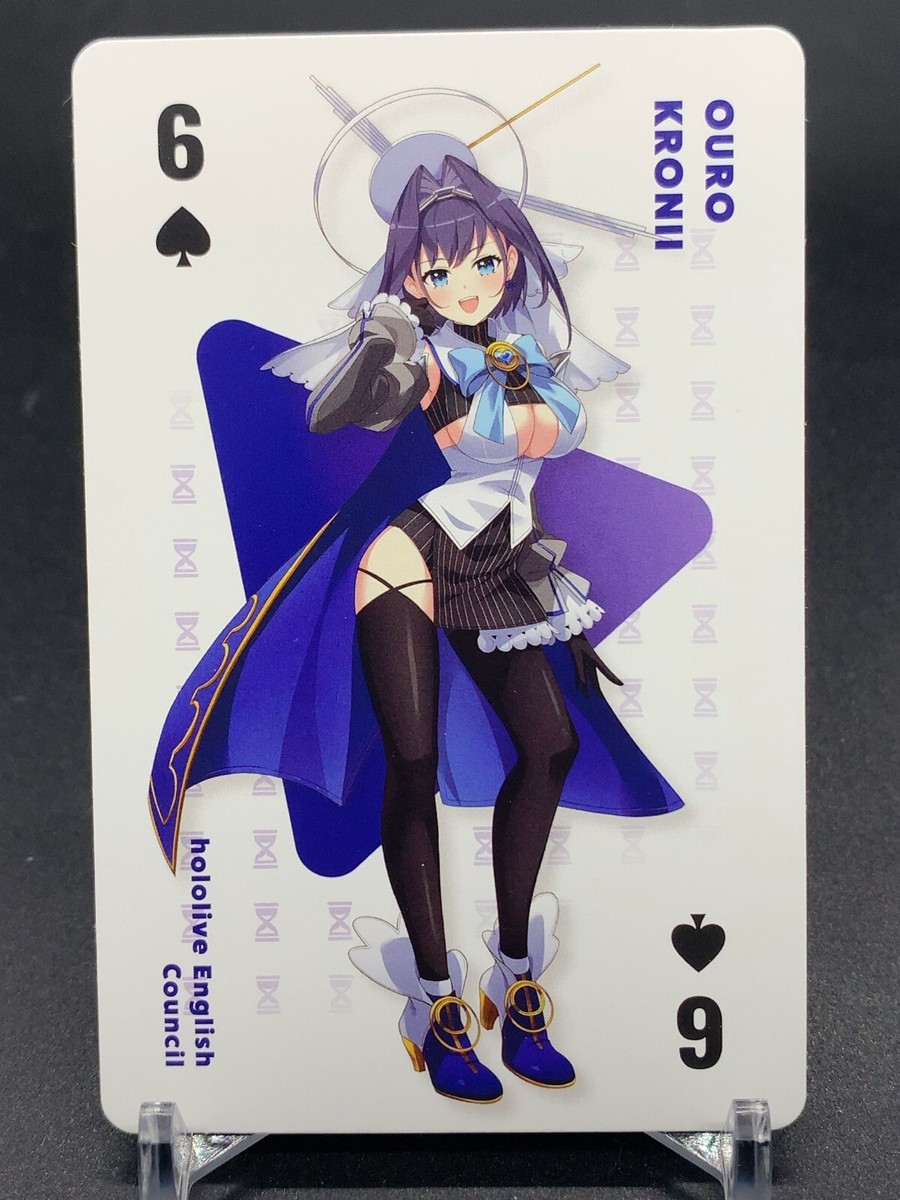 Ouro Kronii Hololive Official Playing Cards 2022 Spade 6 | eBay