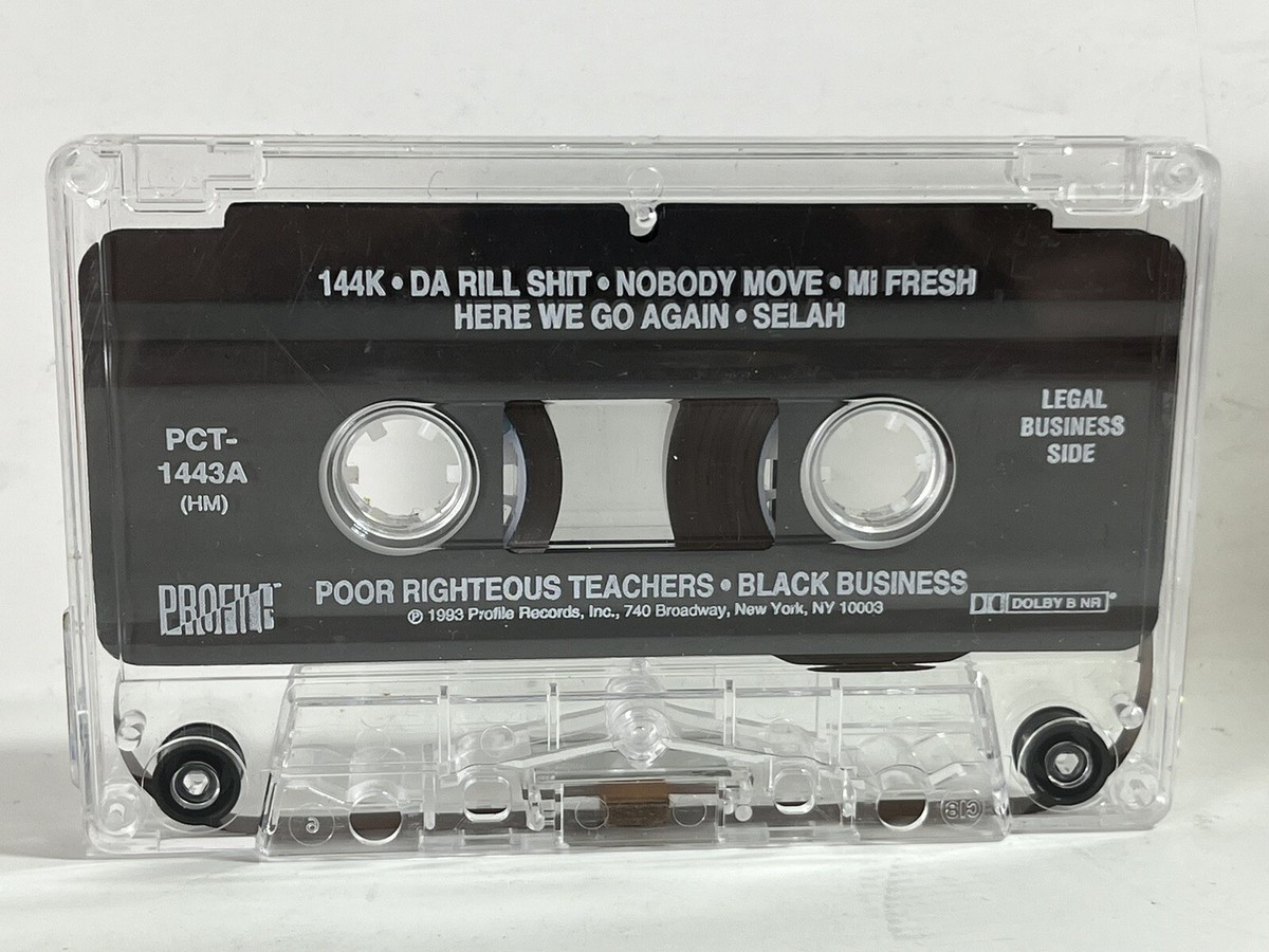 Poor Righteous Teachers - Black Business Cassette Tape 15151144343
