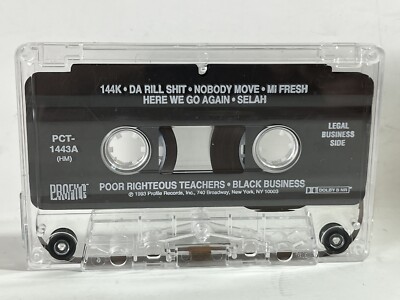 Poor Righteous Teachers - Black Business Cassette Tape 15151144343