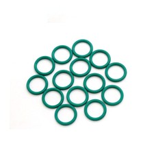 1mm Cross Section O-Rings Rubber Seals O Ring Green Metric FKM 4mm - 30mm OD