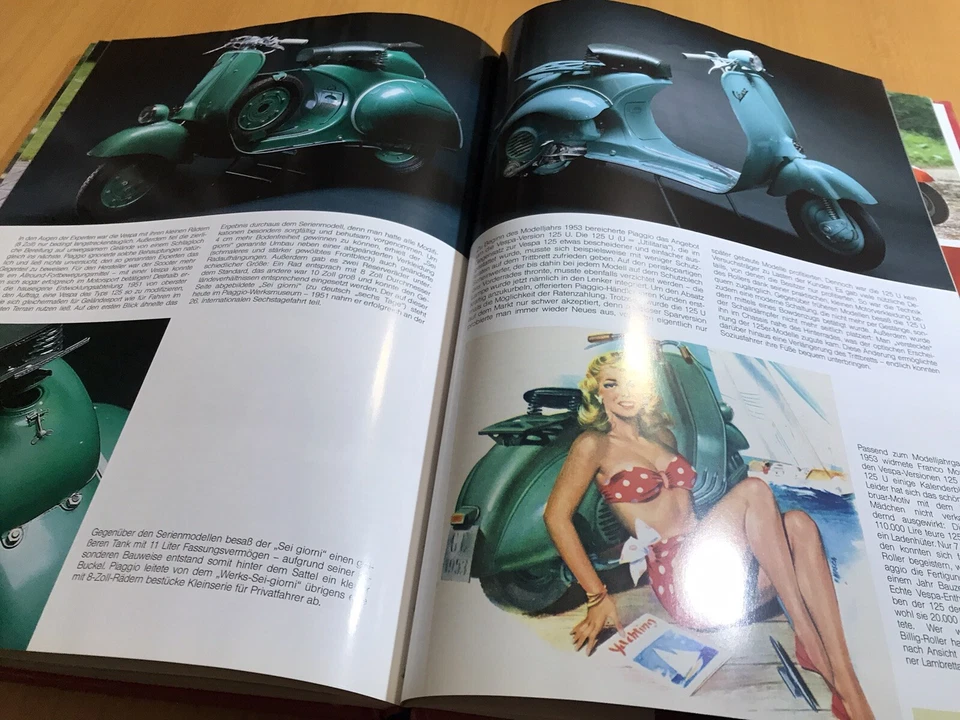 illustrated book vespa Bmw Zündapp Hercules heinkel Kreidler maico scooter vw - Bild 2 von 4
