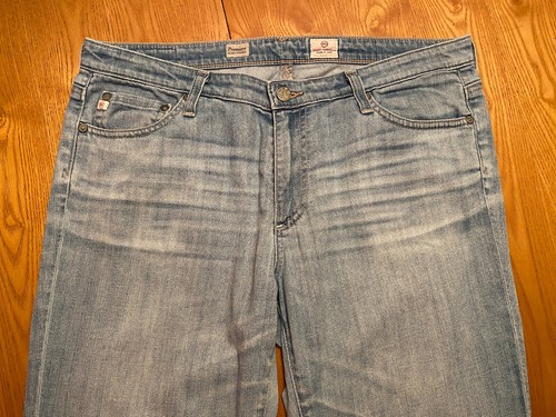 AG Adriano Goldschmied Premiere Skinny Straight Aged 49 Jeans 32R (33 X 34) EUC - Picture 9 of 11