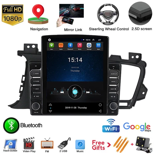 9.7'' Android Car Stereo Radio Navi GPS Wifi Player For Kia Optima K5 2011-2015 - Foto 1 di 24