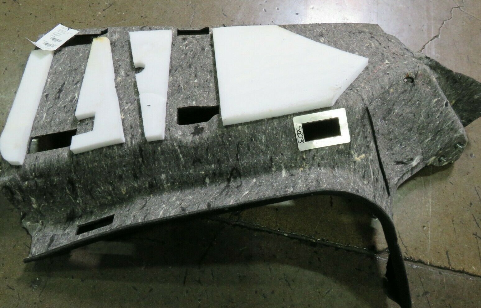 Ferrari 458 Italia, LH, Left Drivers Floor Carpet, Blk, Used, P/N 82903190