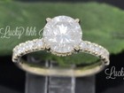 14K  Yellow Gold Natural Diamond engagement  Ring  2.26 ct  — photo 2