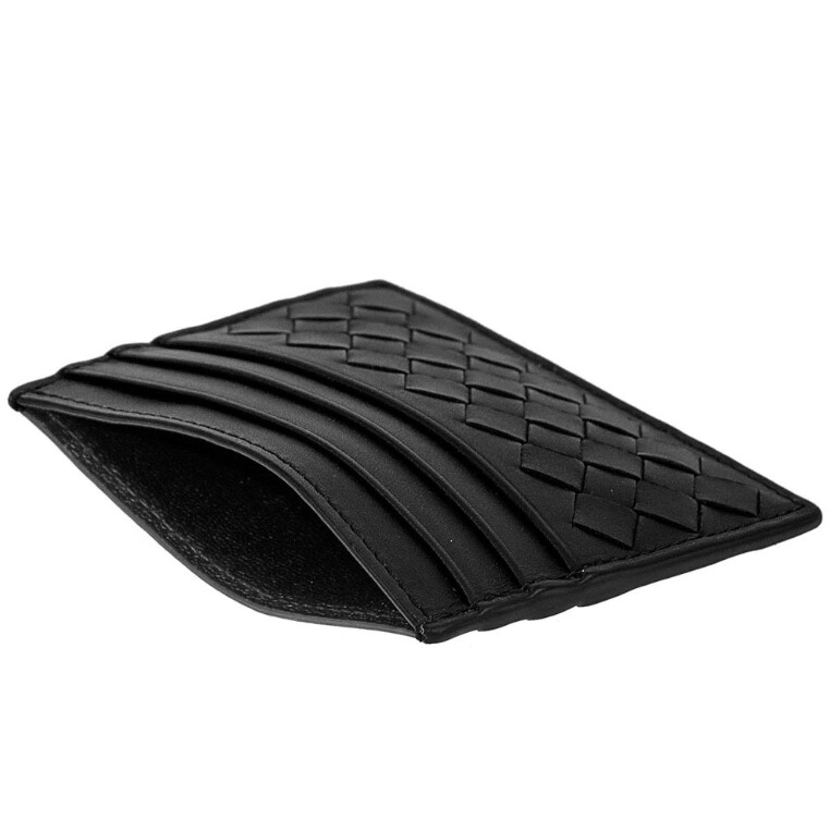 ◆BOTTEGA VENETA◆ カードケース 522326 V4651 1000 Bottega Veneta 522326 V4651 1000 Intrecciato Card Holder