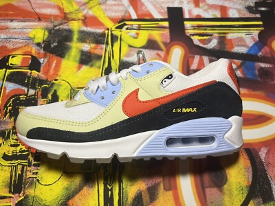 Nike Air Max 90 SE Set To Rise Lemon Drop Team Orange DV2116-700 Size 6.5 Bin 1