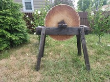 Vintage Antique Grinding Wheel Sharpening Stone