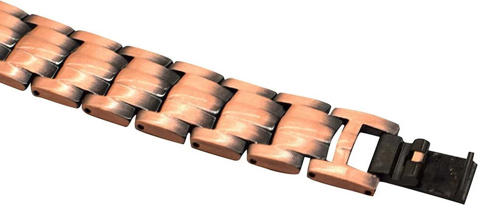 Pulsera magnética de cobre puro - Pulseras magnéticas de cobre para hombre y mujer Foto 4 de 4