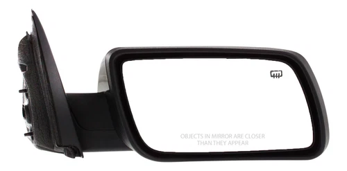 Fits 09-12 Ford Flex Power Mirror Chrome Cover With Heat-Puddle Light-Memory RH