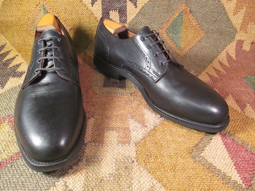 ALLEN EDMONDS BLACK LEATHER OXFORD LACE 