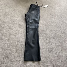 VAKKO Vintage Black leather pants NWT size 8