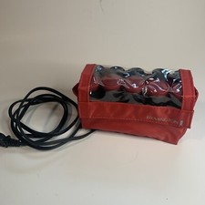 Remington H-1015 Hot Rollers Curlers Travel Set 10 Red Black w/Pins Compact